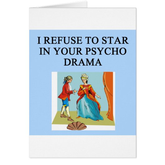 psycho drama queen cards (Front)