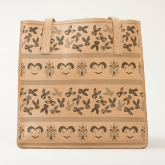 Psycho Easter Pattern colorful Tote