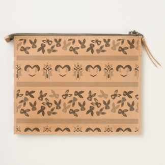 Psycho Easter Pattern colorful Travel Pouch