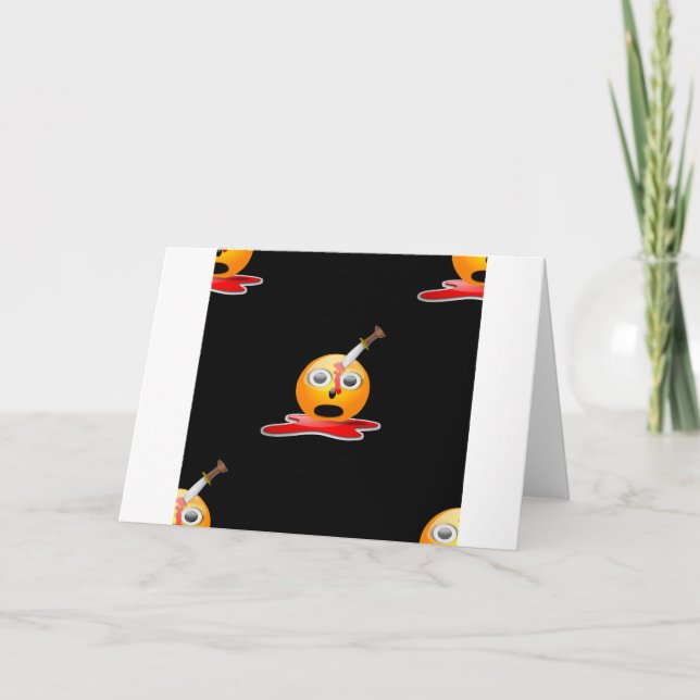 psycho emoji card (Front)