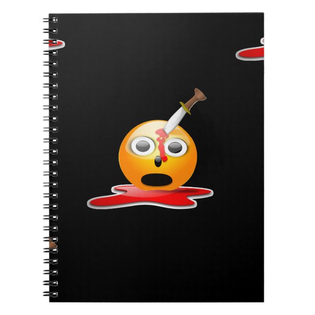 psycho emoji notebook (Front)