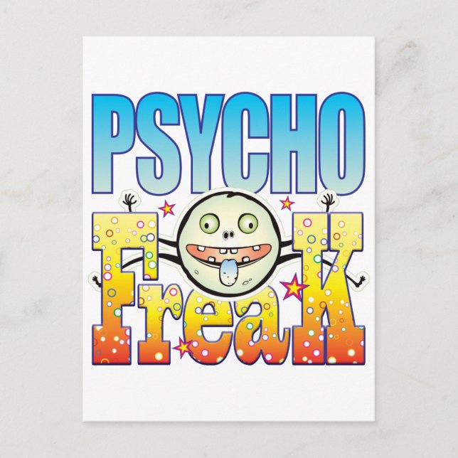 Psycho Freaky Freak Postcard (Front)