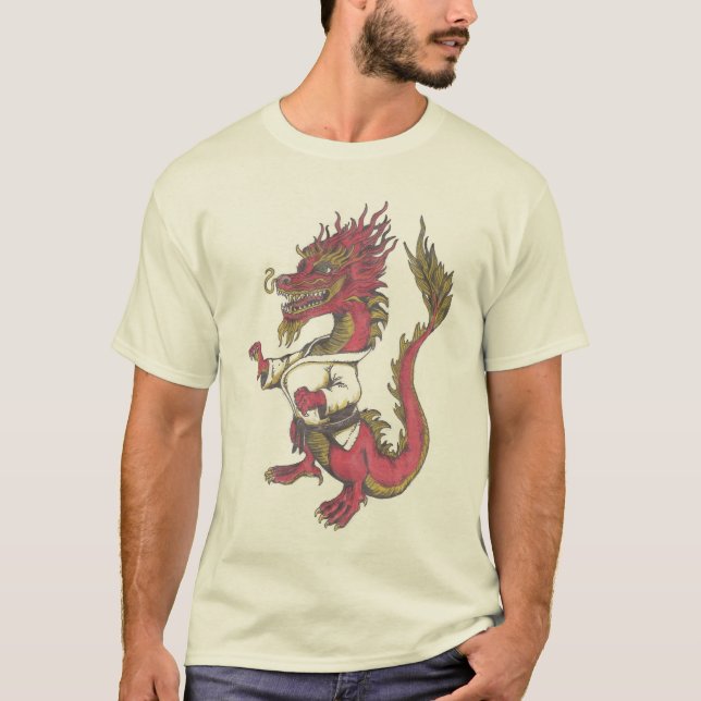 Psycho Judo Mom--Dragon T-Shirt (Front)
