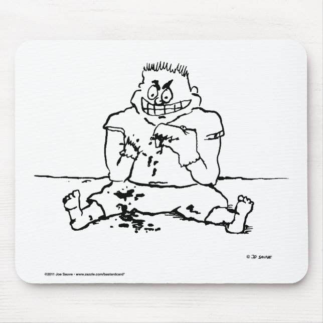 Psycho Kid Mouse Pad (Front)