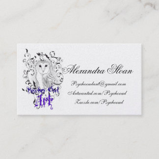 Psycho Owl Business Cards