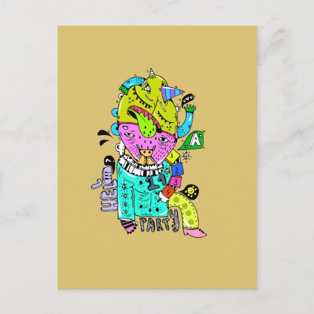 psycho postcard (Front)