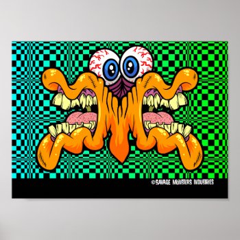 Psycho Poster #2 by SavageMonsters at Zazzle