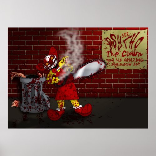 PSYCHO the Clown Poster