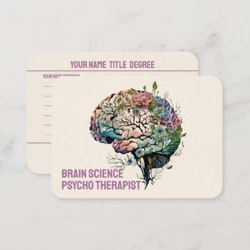 Psycho Therapist Coaching _ Business Card
