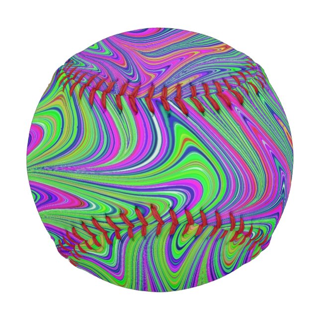 psychodelic textures baseball (Front)