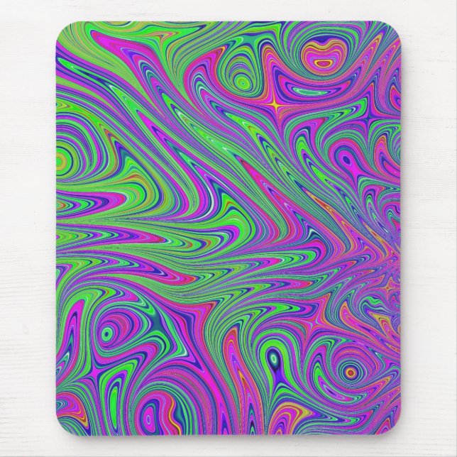 psychodelic textures mouse pad (Front)