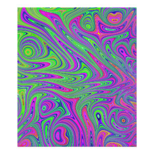 psychodelic textures photo print