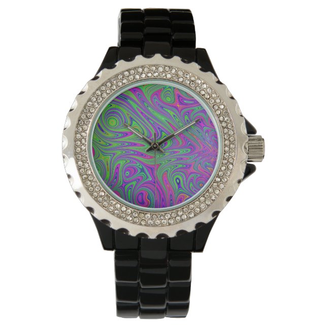 psychodelic textures watch (Front)