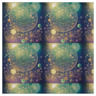 Psychodelic Thematic Design Fabric