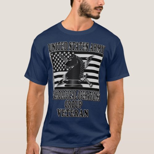 Psychological Operations Group Veteran 1 T_Shirt
