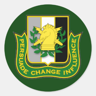 Psychological Operations insignia Classic Round Sticker