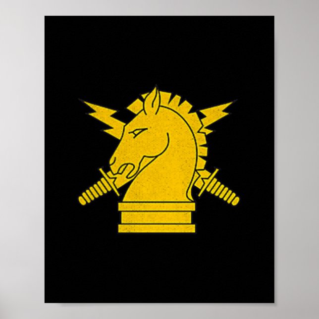 Psychological Operations Logo Psyop Patriotic Vete Poster (Front)