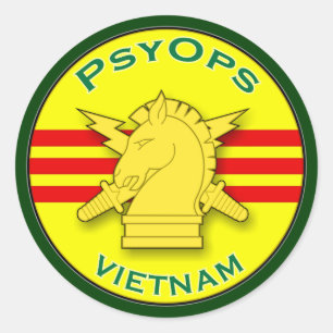 Psychological Operations - Vietnam Classic Round Sticker