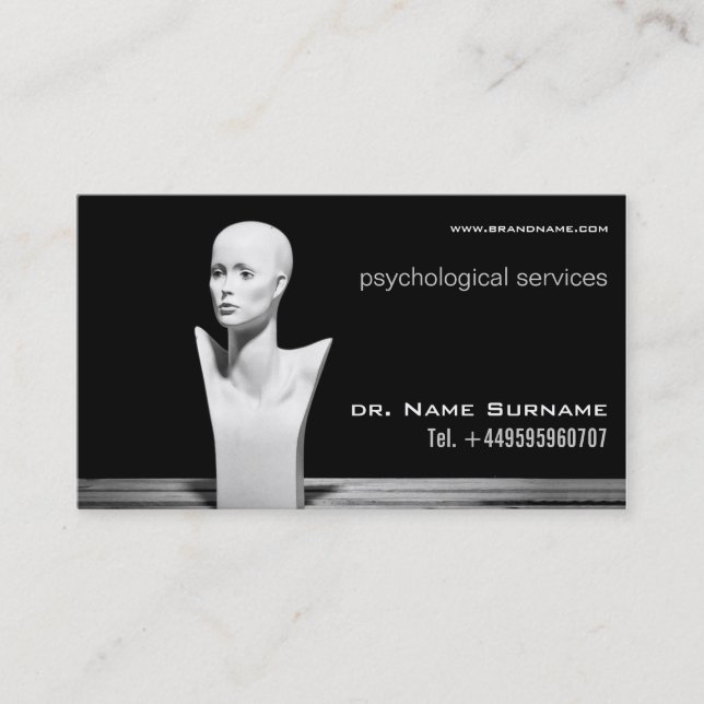 psychological services business card (Front)