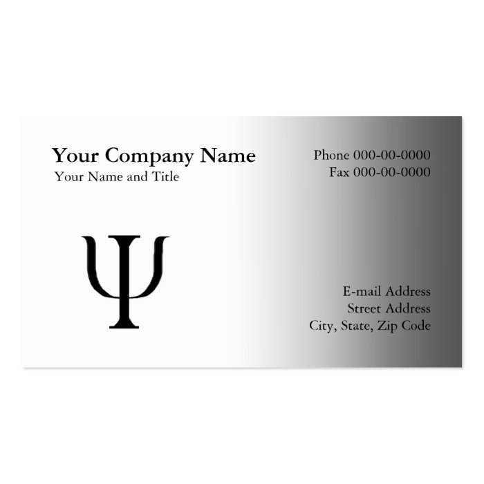 Psychologist Appointment Business Card Zazzle