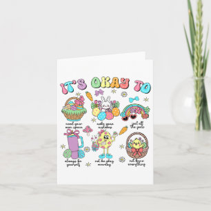 Psychologist Bunny Easter Day Card