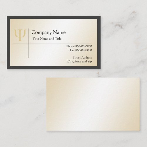 Psychologist Business Card