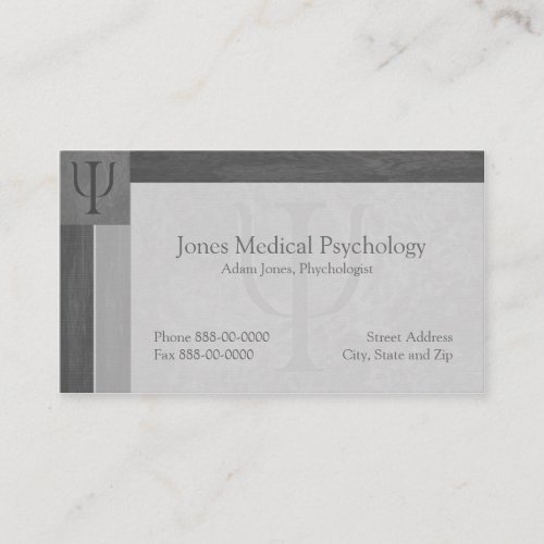 Psychologist Business Card