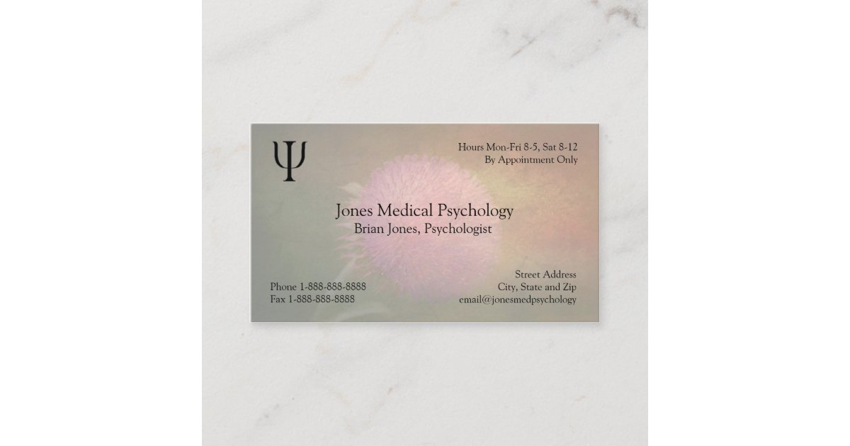 Psychologist Business Card