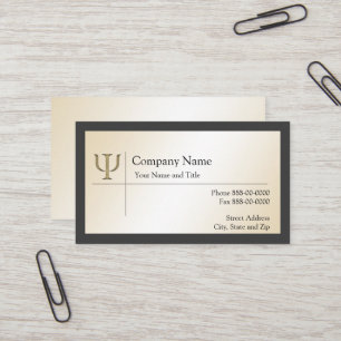 Psychologist Business Card