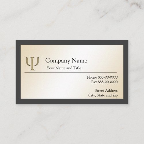 Psychologist Business Card