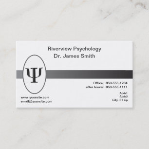 Psychologist Business Card