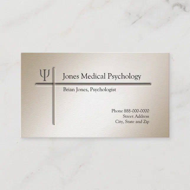 Psychologist Business Card Zazzle