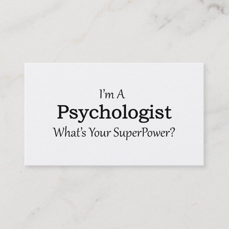 Psychologist Business Card Zazzle 4624