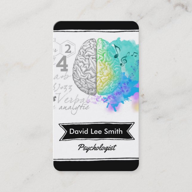 Psychologist Business Card (Front)