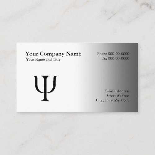 Psychologist Business Card