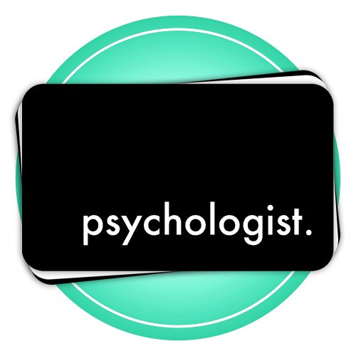 psychologist. business card