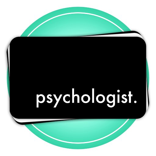 Customizable psychologist. business card