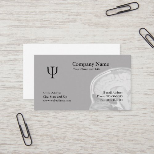 Psychologist Business Card