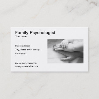 Psychologist business card