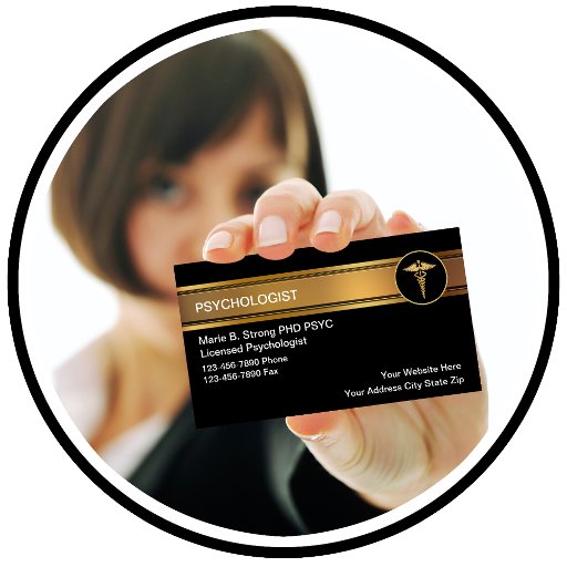 Customizable Psychologist Business Cards