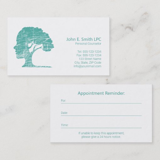 Psychologist Business Cards Personal Counselor Zazzle