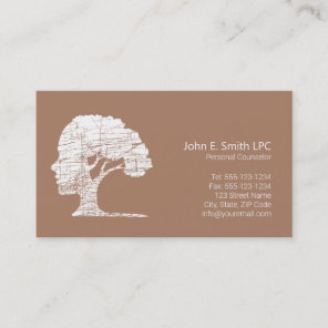 Psychologist Business Cards Personal Counselor