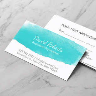 Psychologist Counselor Watercolor Appointment