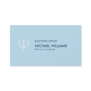 Psychologist - Elegant Celestial Symbol Business Card
