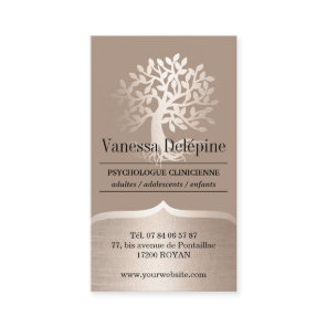 Psychologist Gold Tree Professional Appointment Card