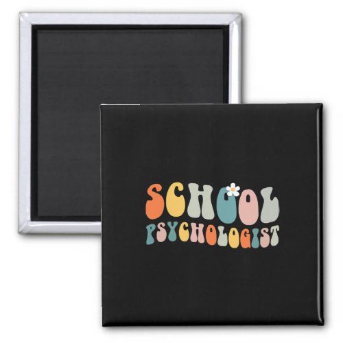 Psychologist Groovy Retro Vintage Psychology Teach Magnet