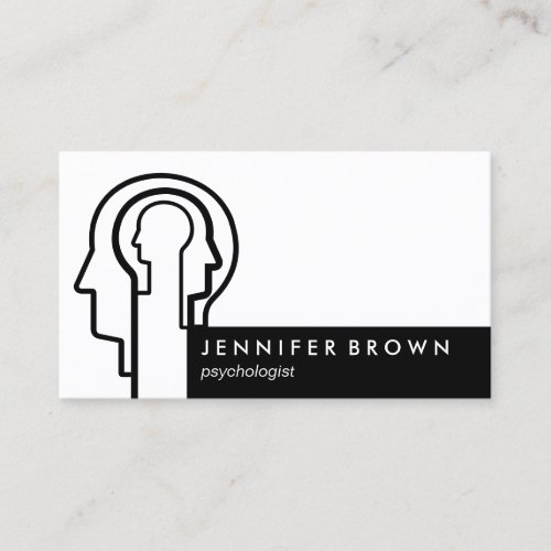 Psychologist Human Brain Psyco Business Card