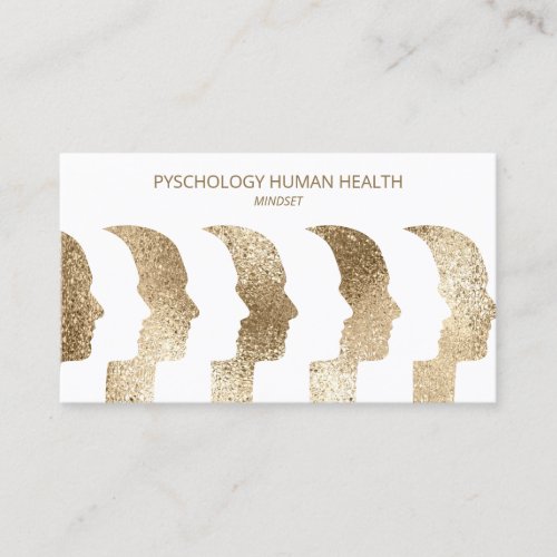 Psychologist Human Faces Mind faces Business Card