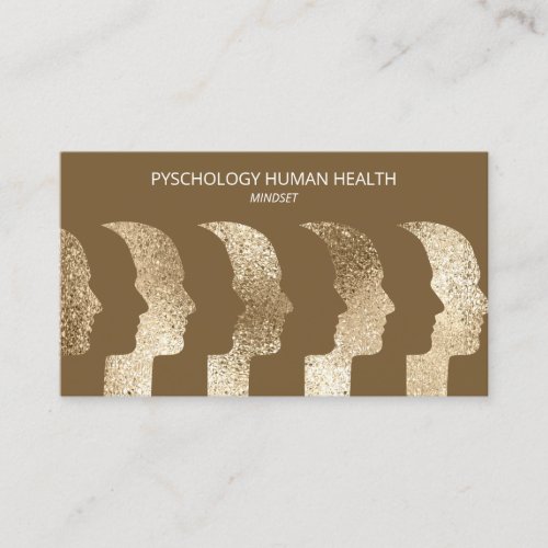Psychologist Human Faces Mindset Human Brain Business Card