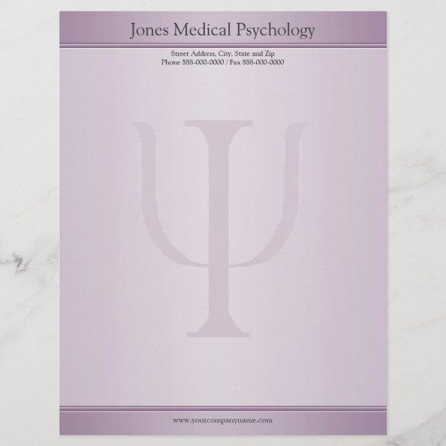 Psychologist Letterhead (Front)